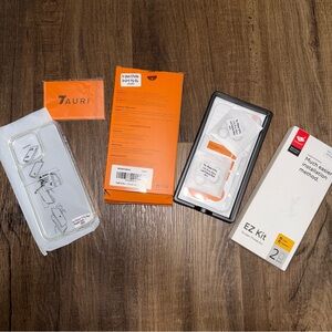 NWT IPhone 15 Pro Max Cell Phone Case And Screen Protectors